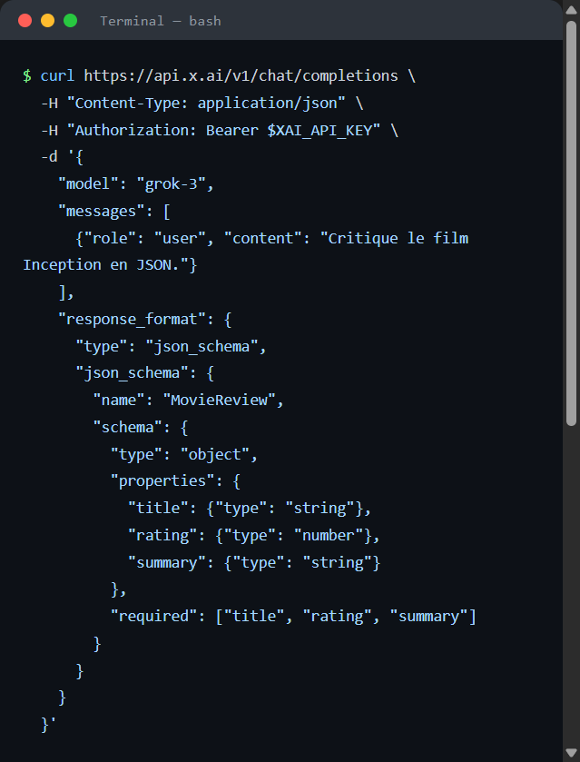 Methode parse pour structured outputs