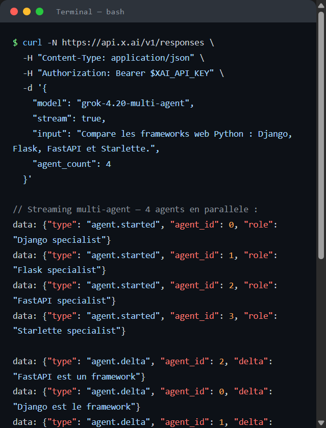 Implementation multi-agent dans le terminal